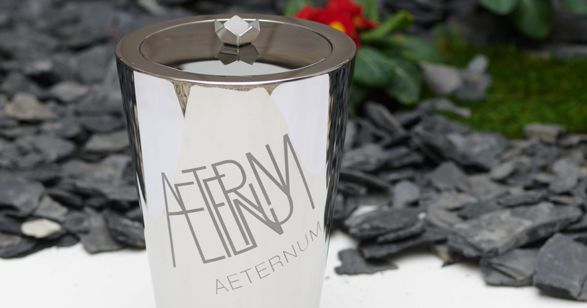 Urne funéraire inox Aeternum Creations